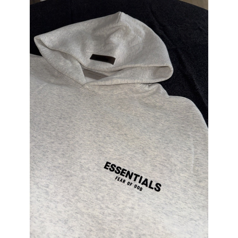 Essentials Fear of God Men's Light & Dark Oatmeal Hoodies NWT in sizes M & L
